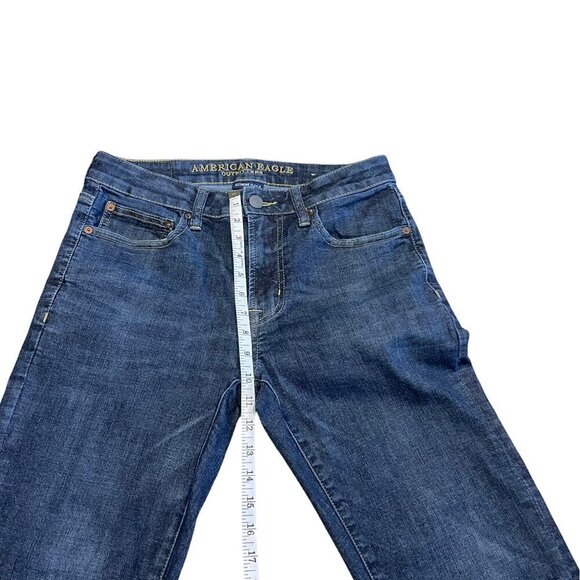 AMERICAN EAGLE Original Straight Jeans Mid-Rise Extreme Flex 4 Men's Size 31x32 - Picture 14 of 16